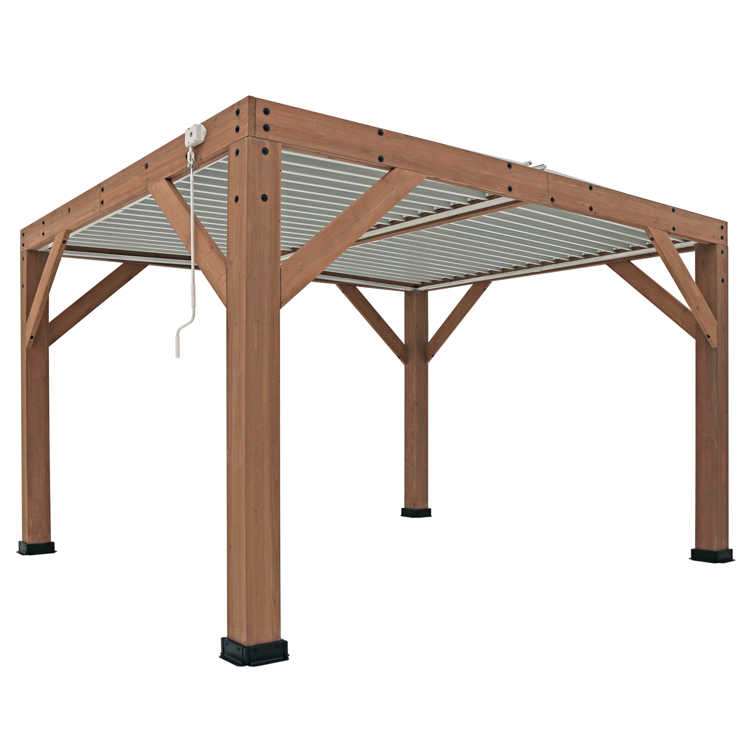 Pergola Karl mit Lamellendach bei leitermann.de günstig kaufen Pergola Karl mit Lamellendach