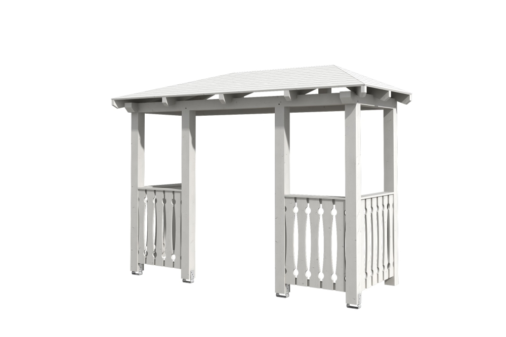 Vordach Wismar 6 Walmdach