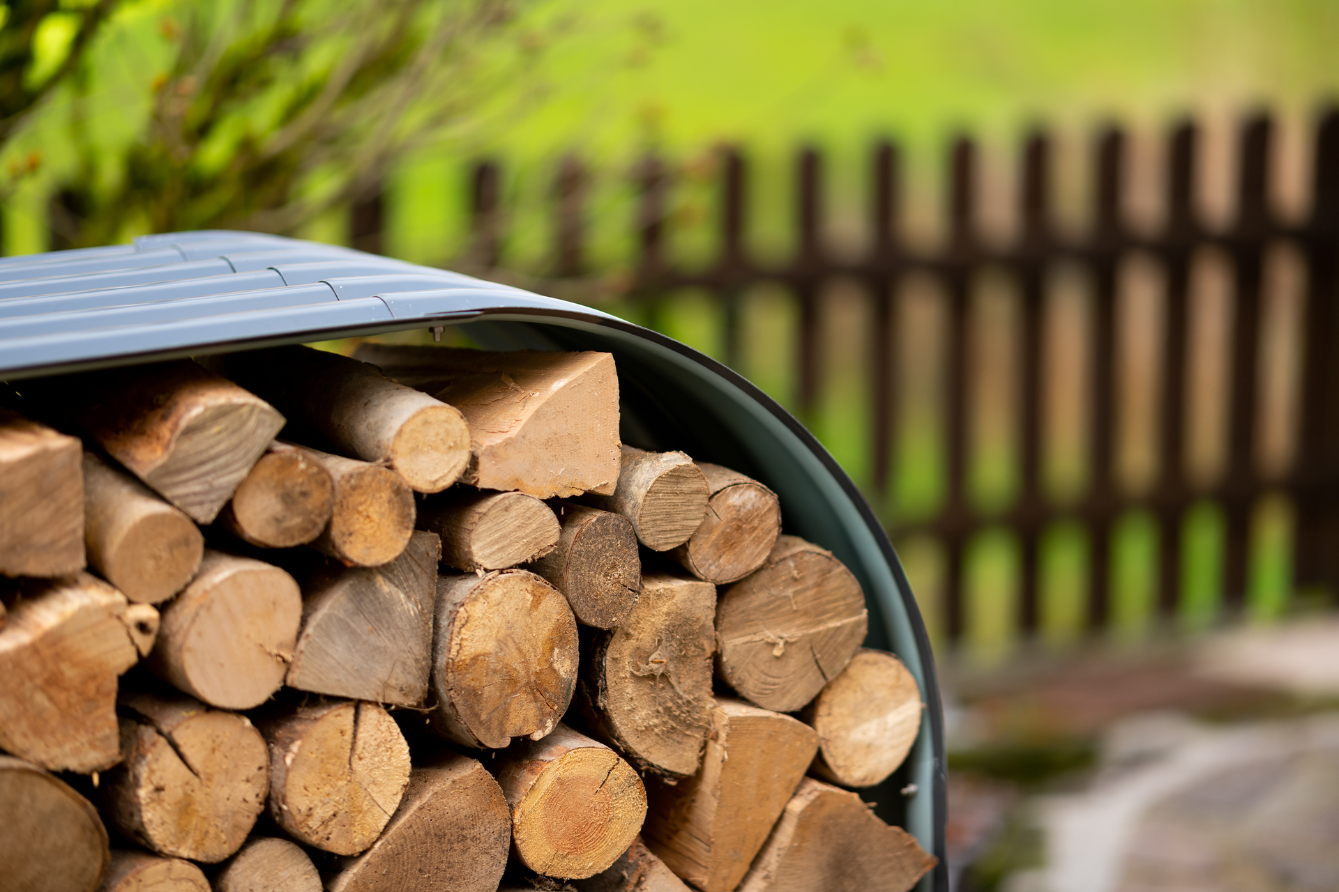 Kaminholzregal 46 x 212 x 111 cm