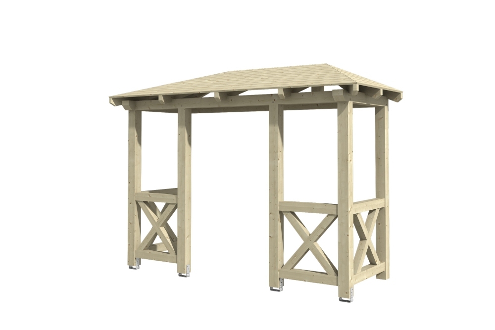 Vordach Wismar 5 Walmdach