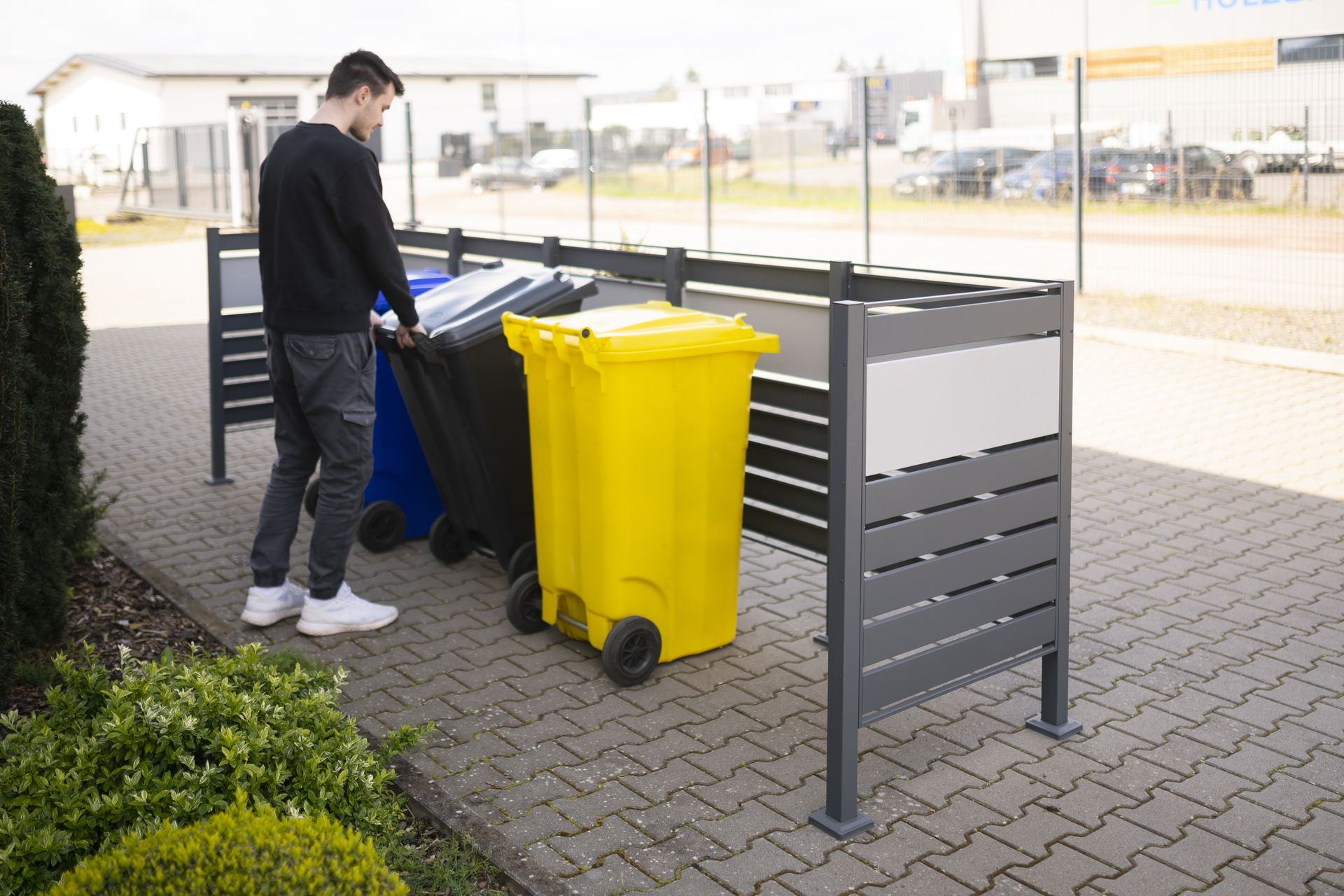 Mülltonnenverkleidung Planum bei leitermann.de günstig kaufen Mülltonnenverkleidung Planum