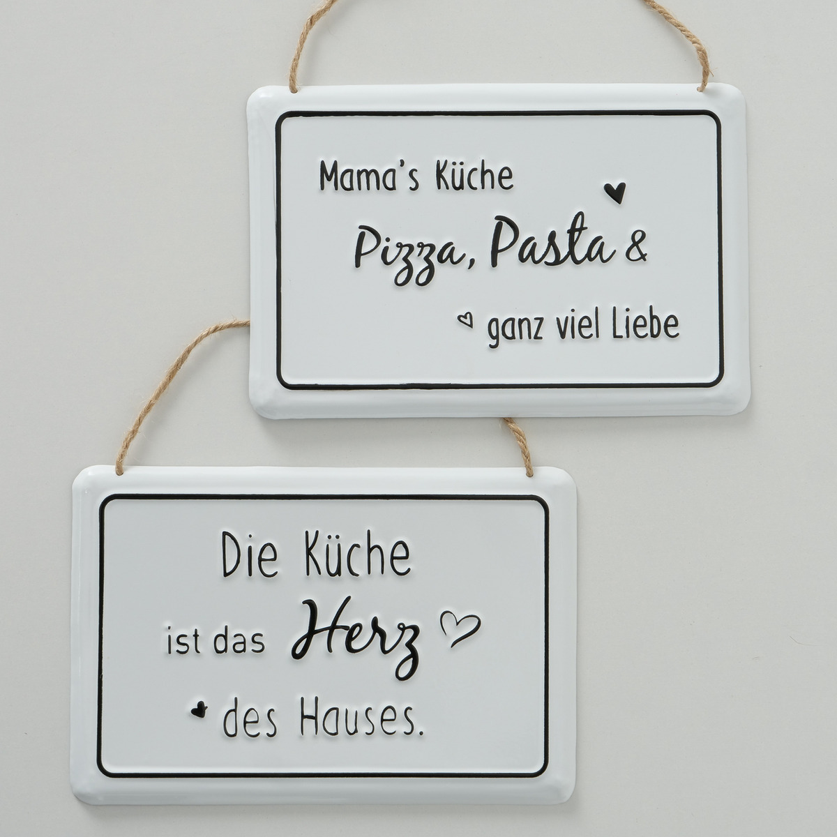 Schild Mama's Küche, Dekor 2-fach sortiert