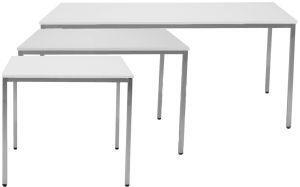 Tisch 800x800mm lichtgrau/lichtgrau 1 Stück