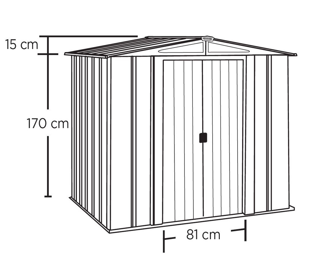 Metallgerätehaus bei leitermann.de günstig kaufen Metallgerätehaus