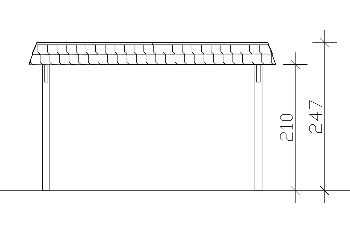 Carport Wendland bei leitermann.de günstig kaufen Carport Wendland