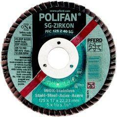 Fächerschleifscheibe gerade Zirkonkorund 115X22mm K 40 Rüggeberg