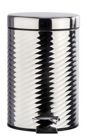 Spiro Treteimer glänzend Edelstahl