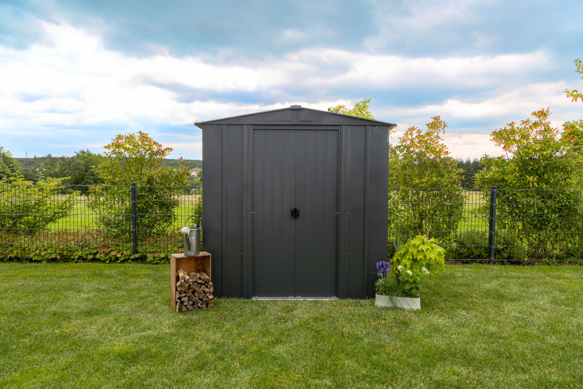 Metallgerätehaus bei leitermann.de günstig kaufen Metallgerätehaus