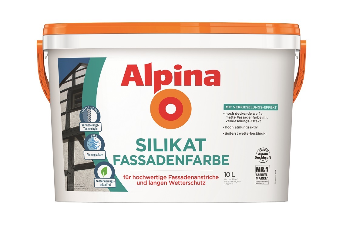 Alpina Farben GmbH Silikat Fassadenfarbe 10l