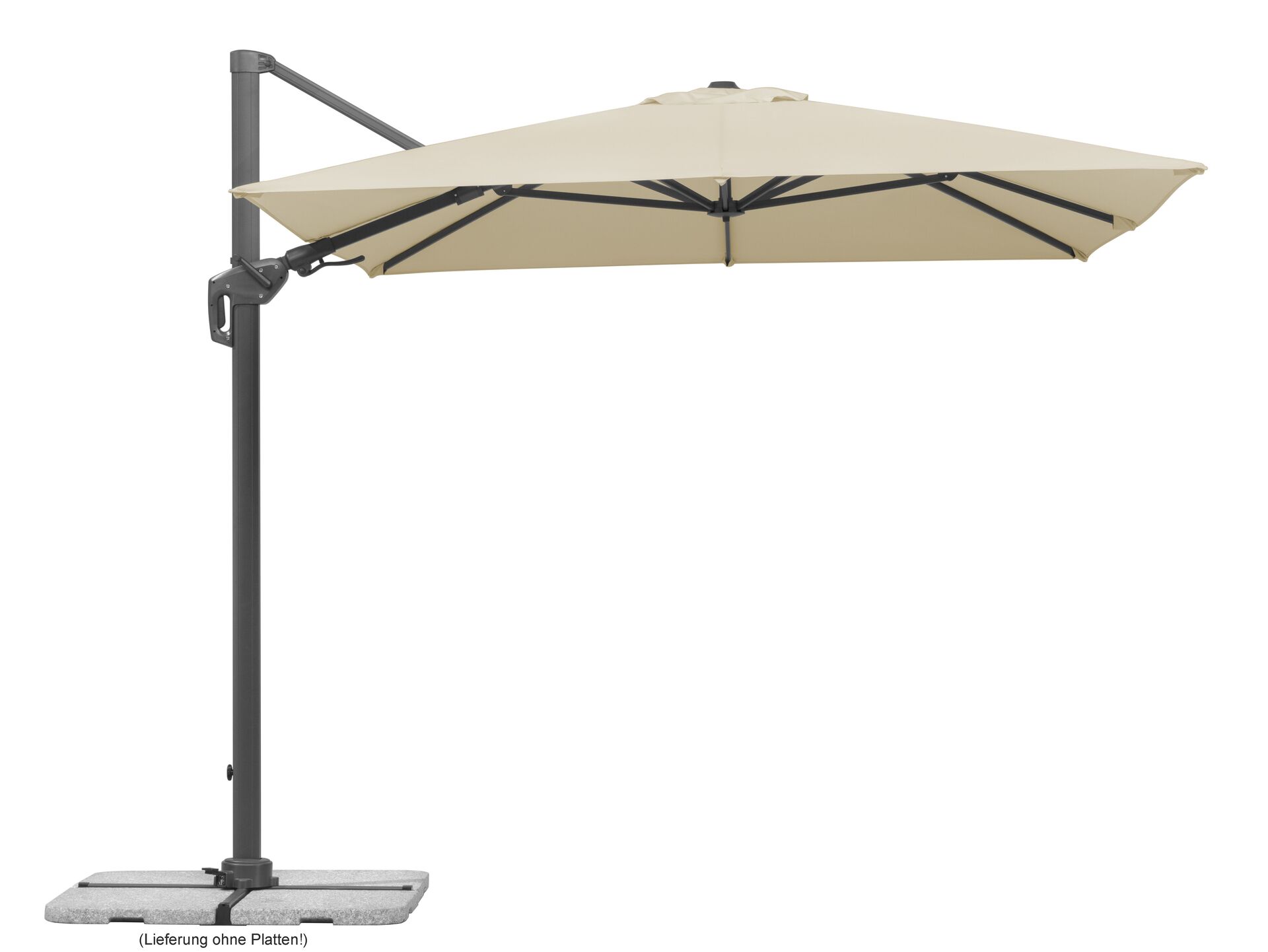 Ampelschirm Rhodos Twist bei leitermann.de günstig kaufen Ampelschirm Rhodos Twist