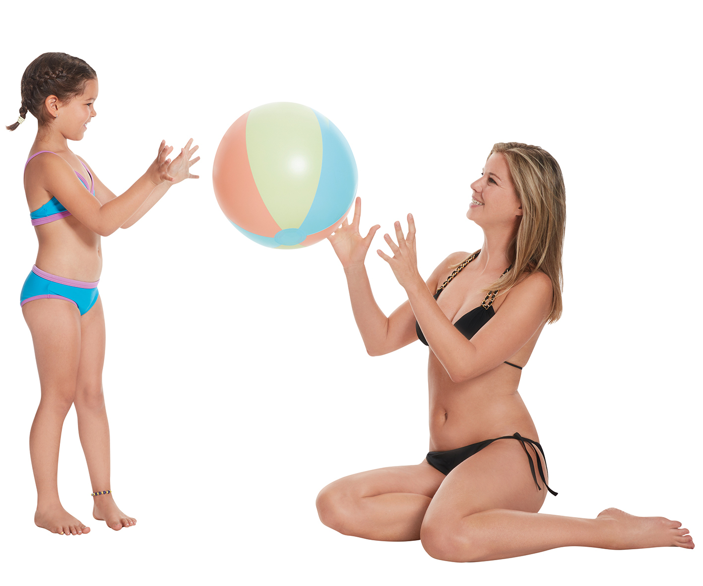 Wasserball bunt Ø33cm