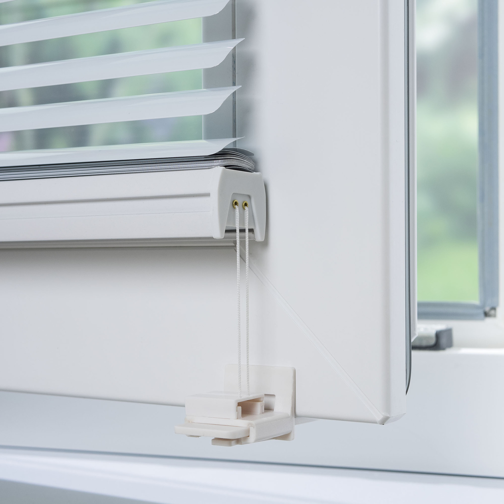 Klemmfix-Jalousie verspannt