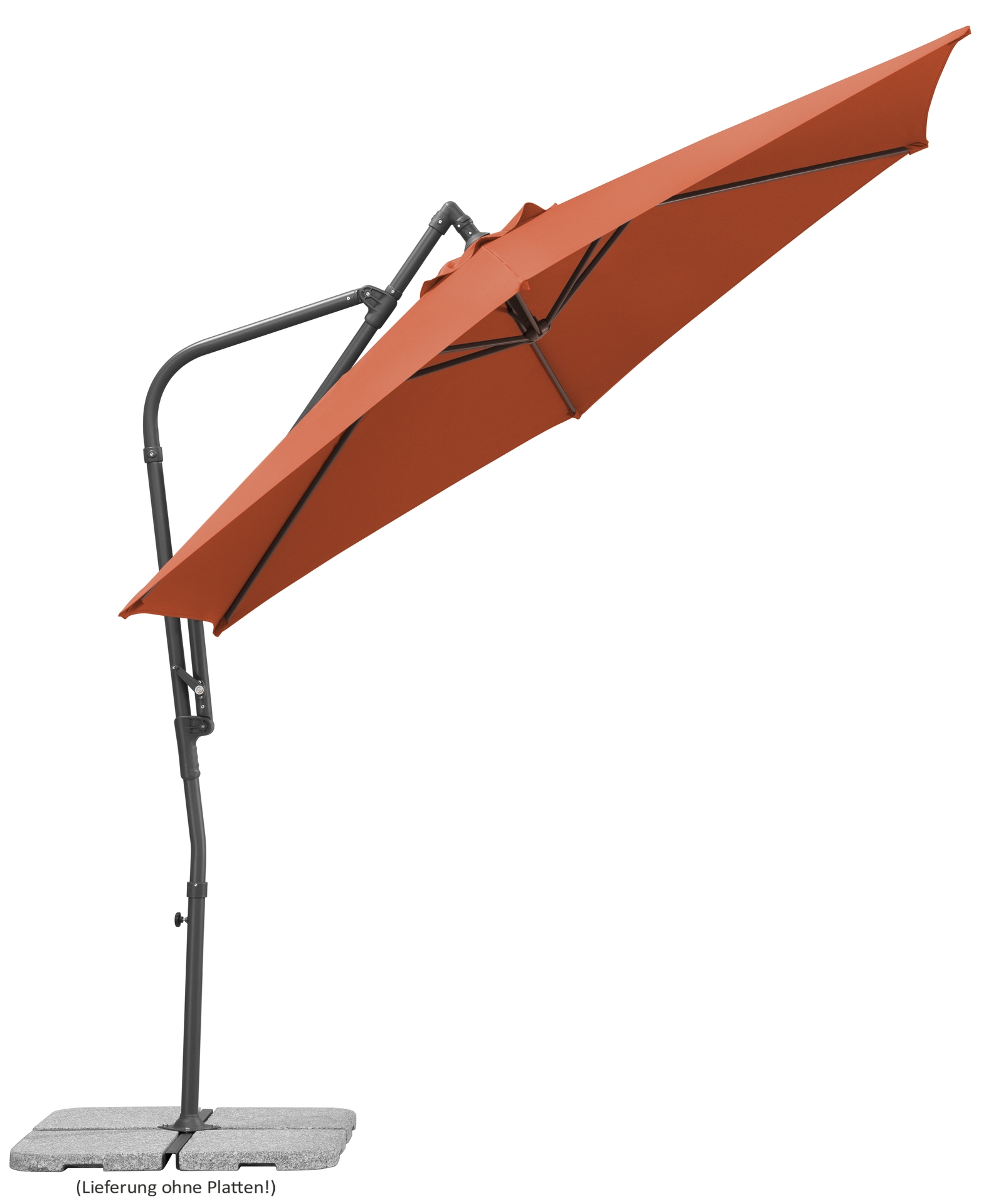 Ampelschirm Genua Ø 300/6cm, sechseckig bei leitermann.de günstig kaufen Ampelschirm Genua Ø 300/6cm, sechseckig