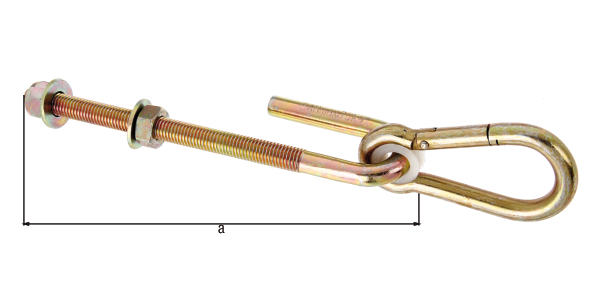 Schaukelhaken zum Durchschrauben
