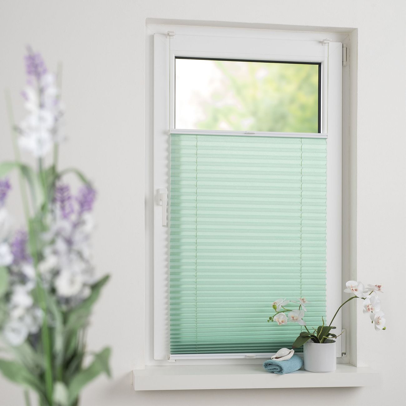 Klemmfix Plissee Pastell, verspannt