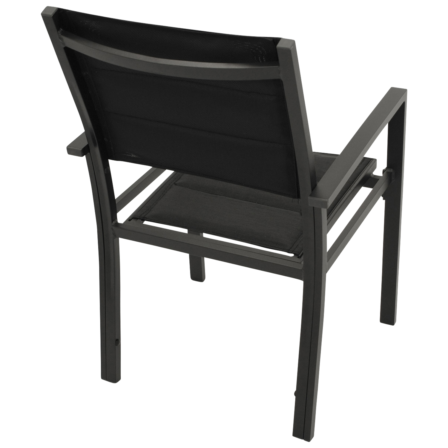 Sessel Aluminium/Textil gepolstert, 2 Stück