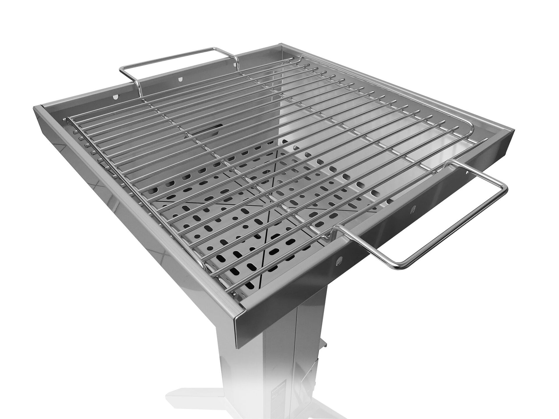 T3-4F Edelstahl Kaminzuggrill bei leitermann.de günstig kaufen T3-4F Edelstahl Kaminzuggrill