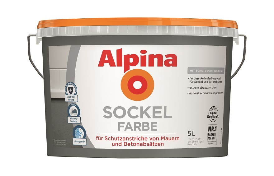 Alpina Farben GmbH Sockelfarbe matt 5l