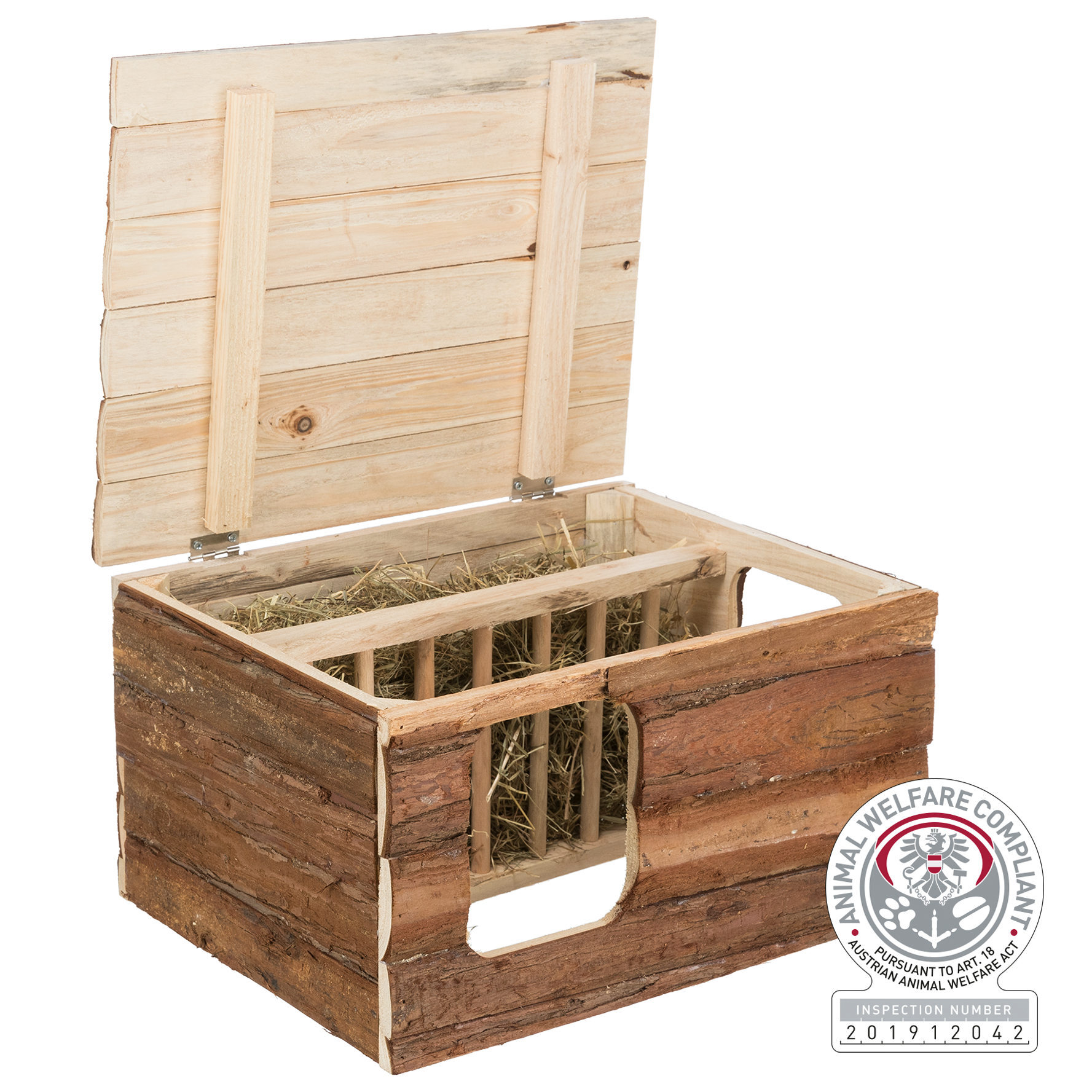 Haus Hilke mit integrierter Heuraufe bei leitermann.de günstig kaufen Haus Hilke mit integrierter Heuraufe