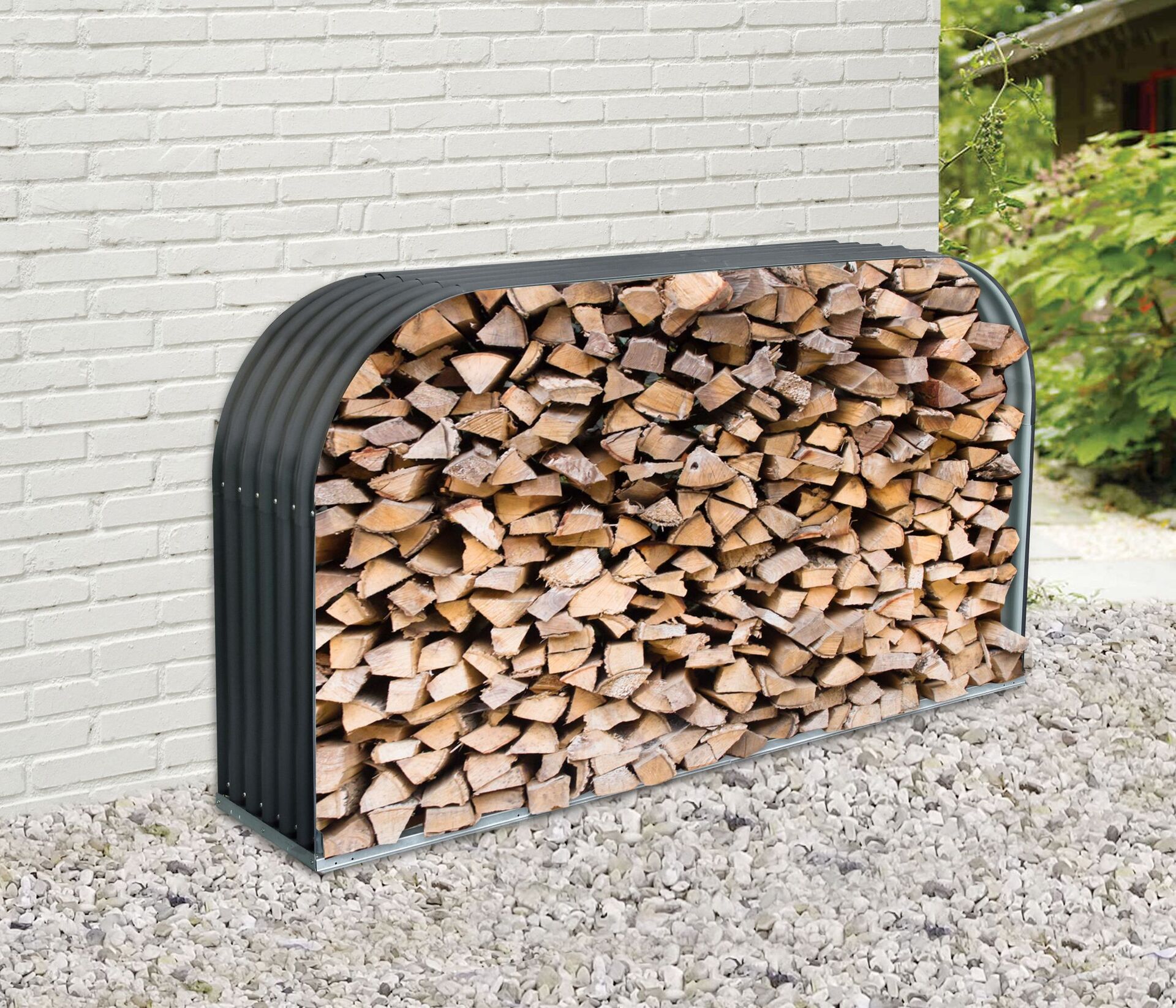 Holzunterstand mit Flachbogen bei leitermann.de günstig kaufen Holzunterstand mit Flachbogen