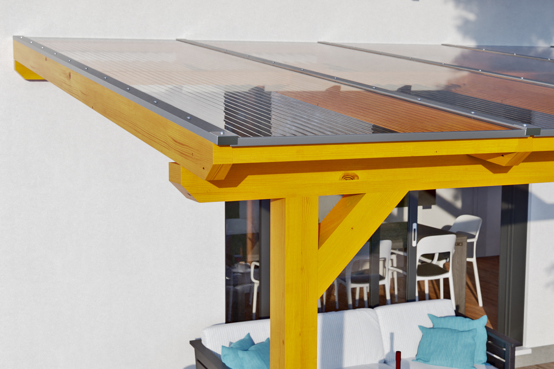 Terrassenüberdachung Andria bei leitermann.de günstig kaufen Terrassenüberdachung Andria