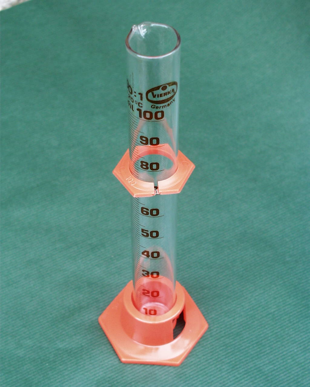 Glaszylinder 100ml mit Graduierung