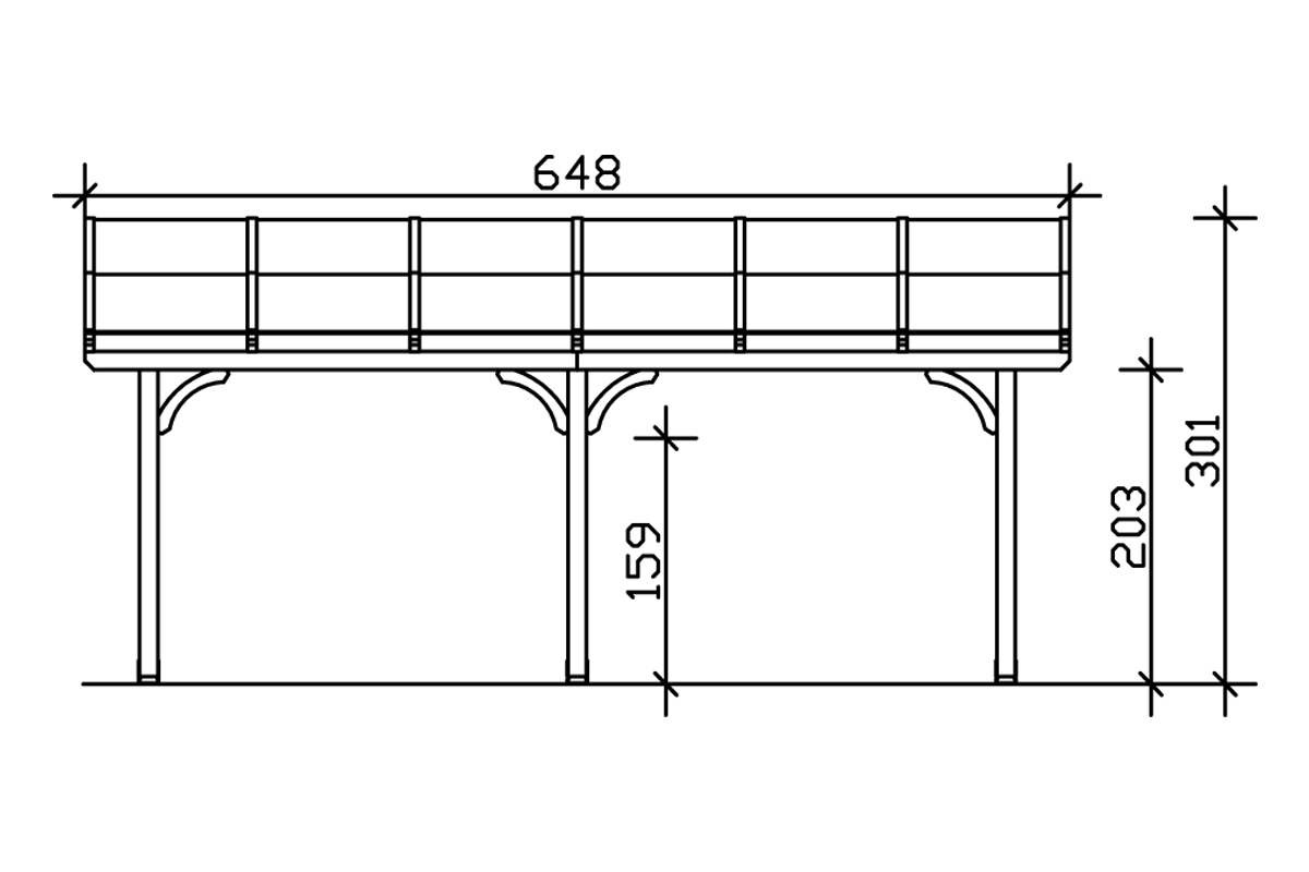 Terrassenüberdachung Venezia bei leitermann.de günstig kaufen Terrassenüberdachung Venezia