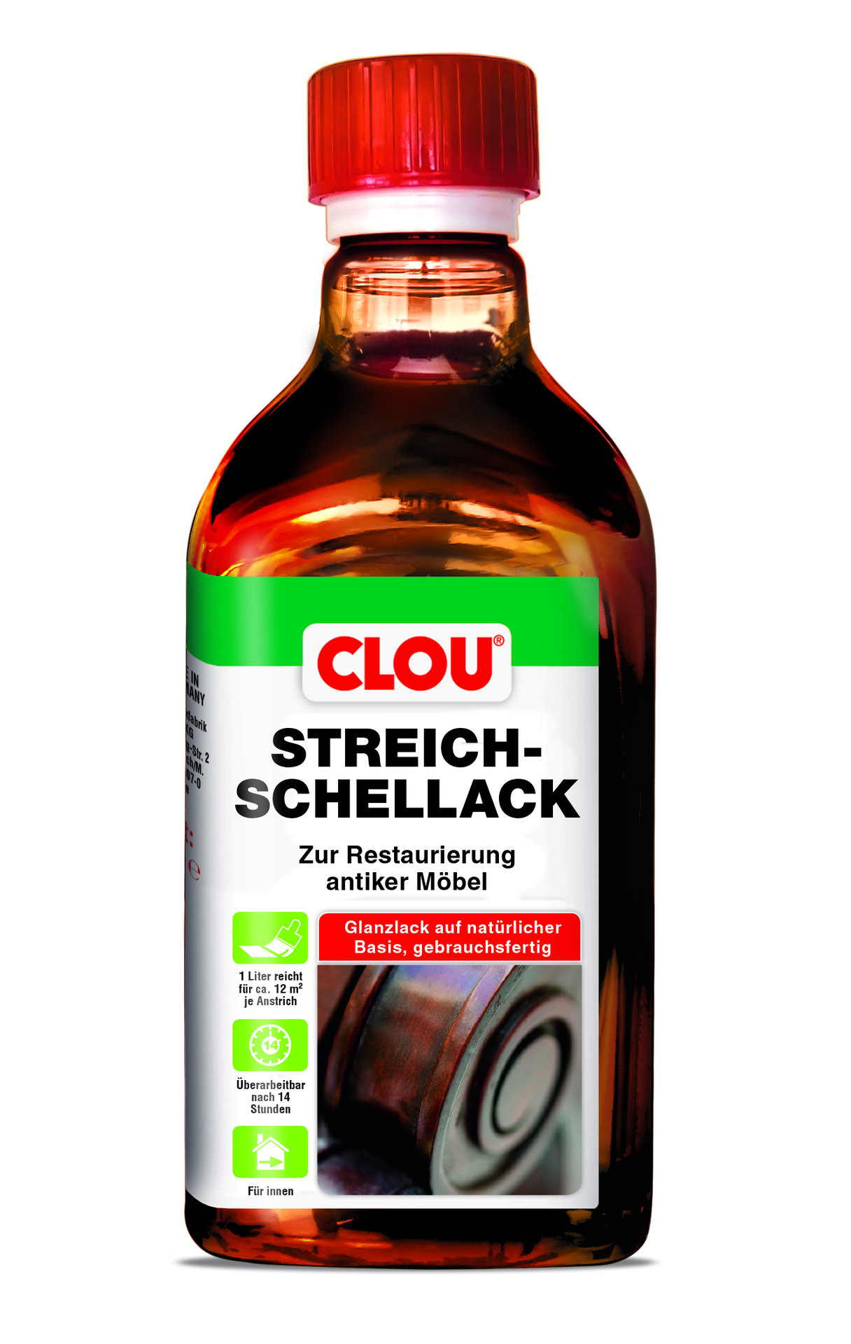 Streich-Schelllack Natur 250ml bei leitermann.de günstig kaufen Streich-Schelllack Natur 250ml