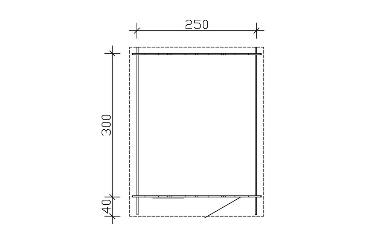 Gartenhaus Porto mit Vordach natur bei leitermann.de günstig kaufen Gartenhaus Porto mit Vordach natur