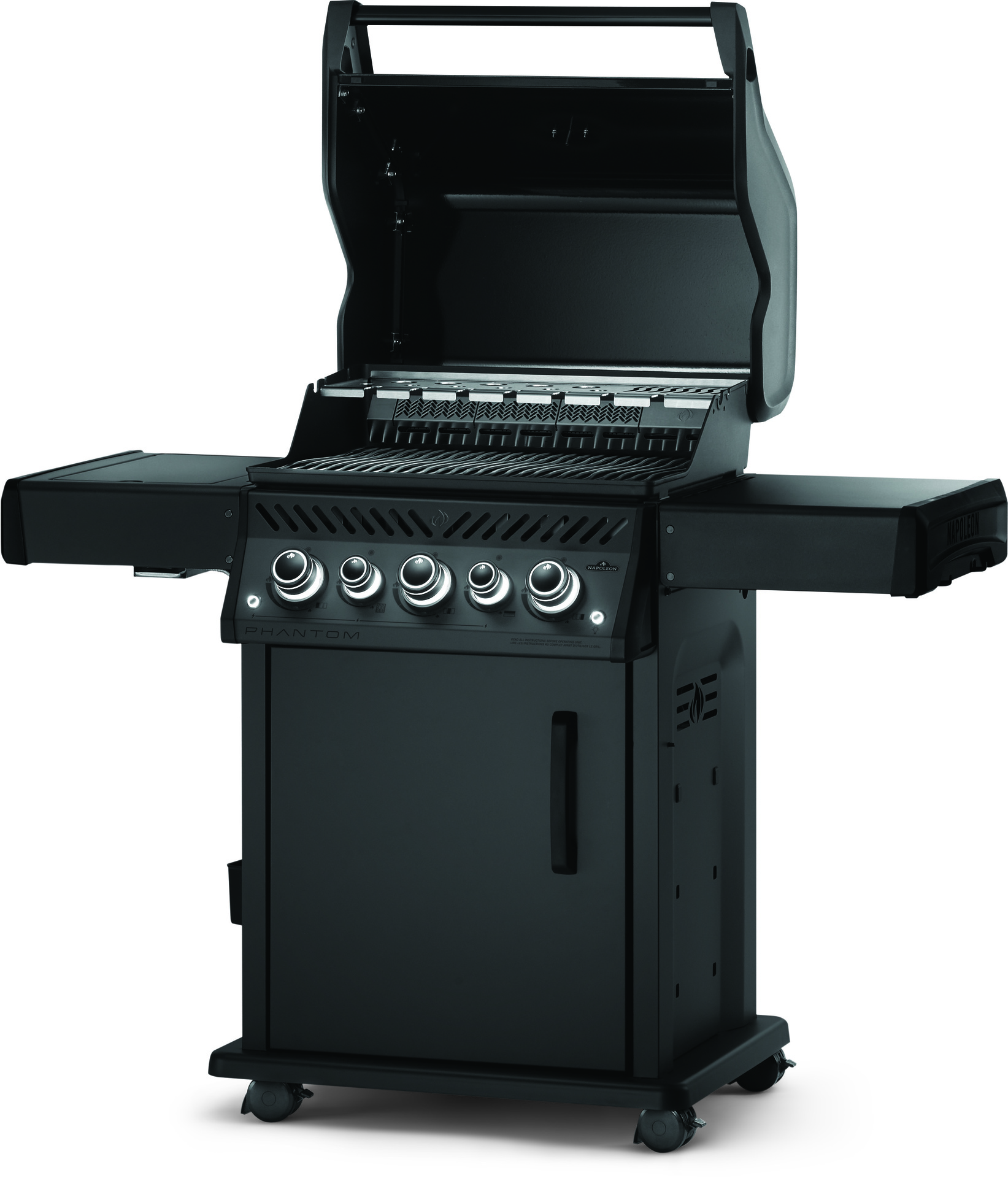 Gasgrill Phantom Rogue SE 425, mit Edelstahl Rosten, Mattschwarz