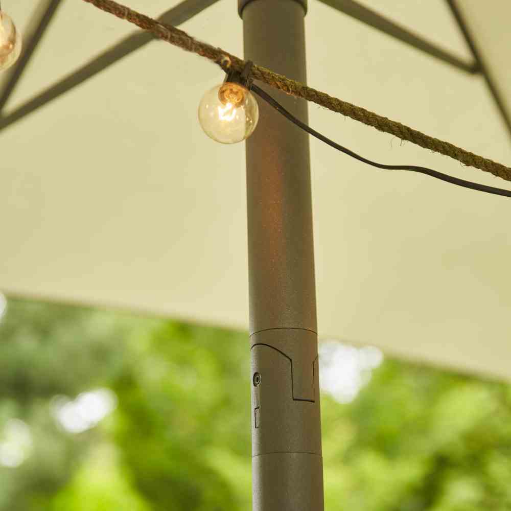 Mittelstockschirm Isa, 300x200cm