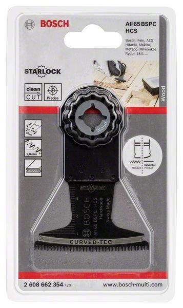 HCS Tauchsägeblatt AII 65 BSPC Hard Holz