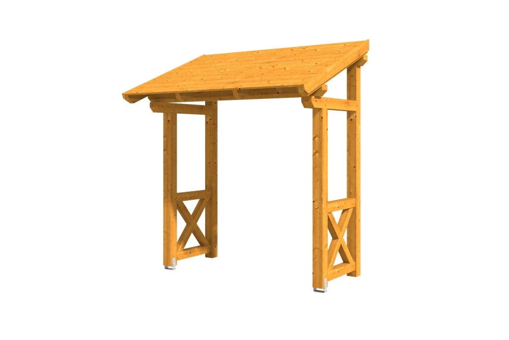 Vordach Paderborn 4 Pultdach bei leitermann.de günstig kaufen Vordach Paderborn 4 Pultdach