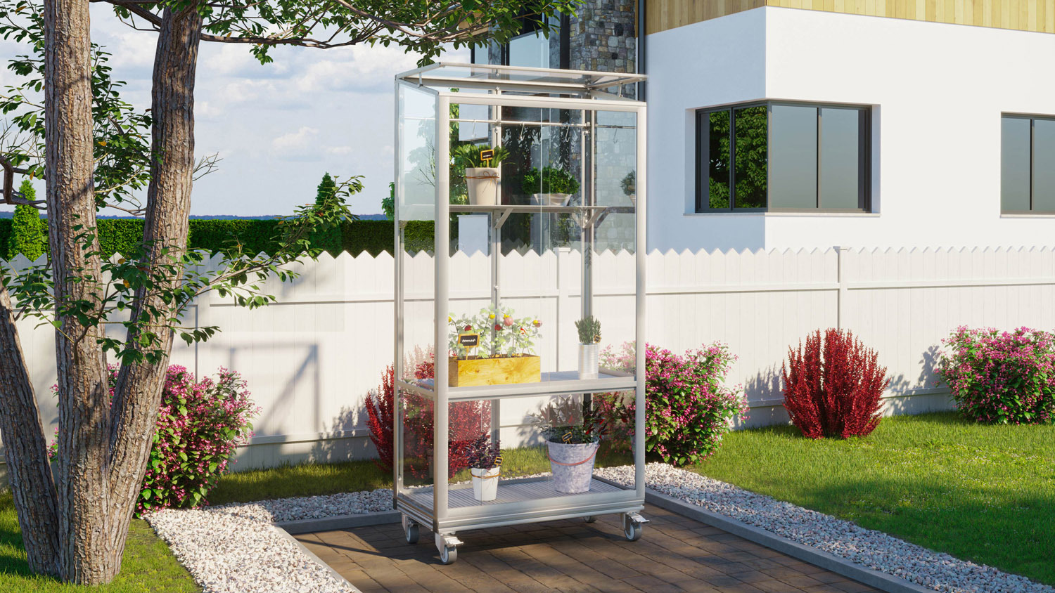 Balkongewächshaus Stad 351 bei leitermann.de günstig kaufen Balkongewächshaus Stad 351