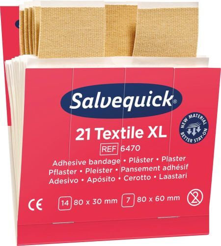 Salvequick Nachfüllpackungen Textilpflaster