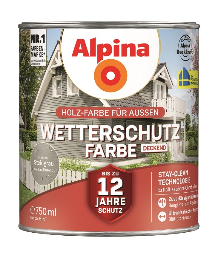 Alpina Farben GmbH Wetterschutz-Farbe deckend