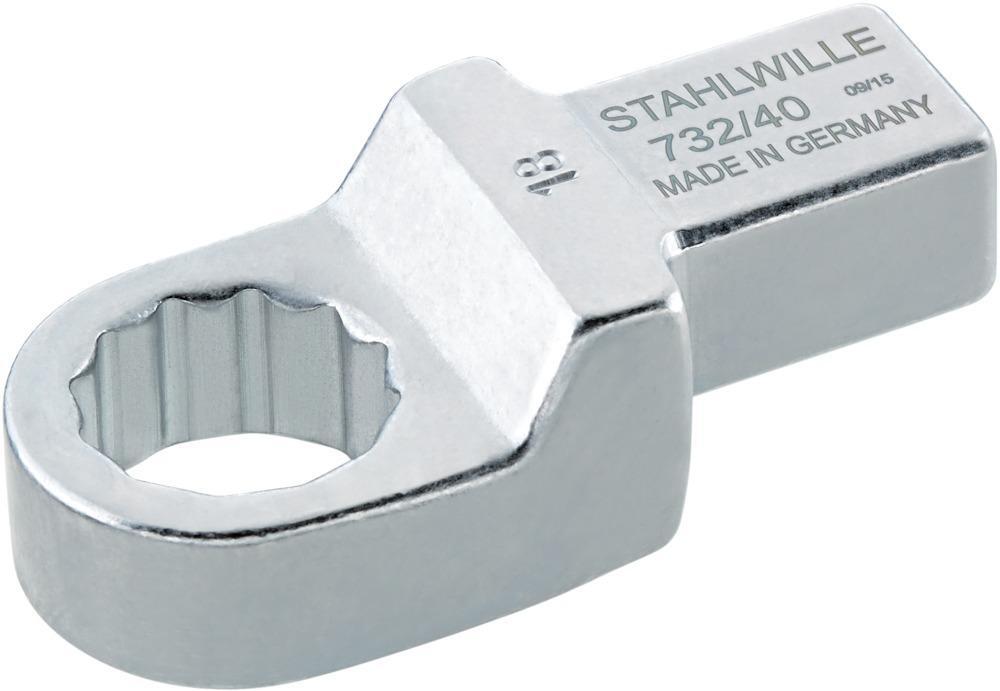 Einsteck-Ringschlüssel 24mm 22x28mm STAHLWILLE