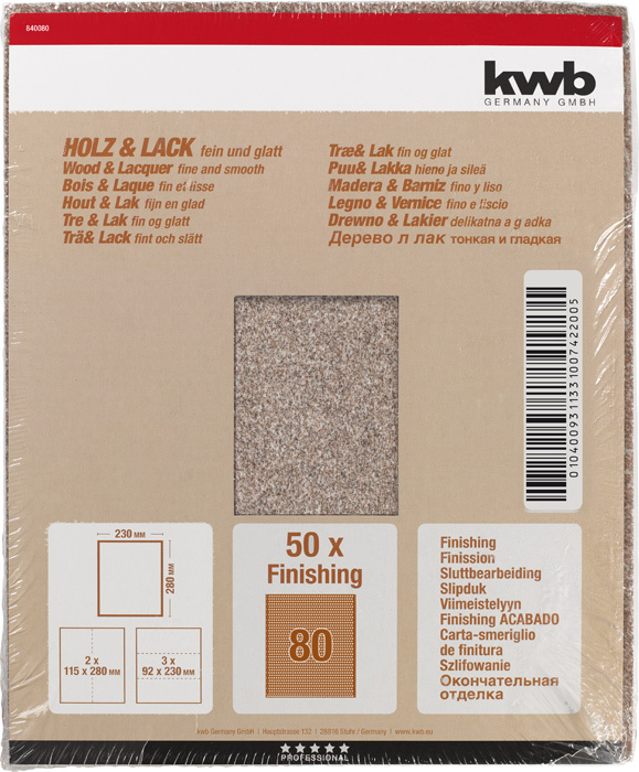 Schleifbogen Finishing