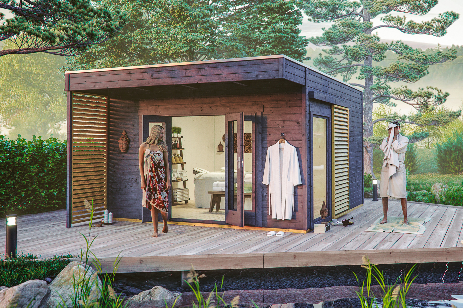 Gartenhaus Tokio bei leitermann.de günstig kaufen Gartenhaus Tokio