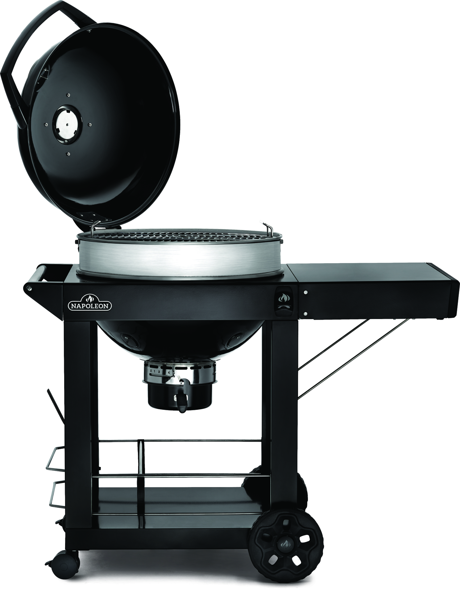 PRO22 Holzkohle-Kugelgrill, schwarz, Ø57cm bei leitermann.de günstig kaufen PRO22 Holzkohle-Kugelgrill, schwarz, Ø57cm