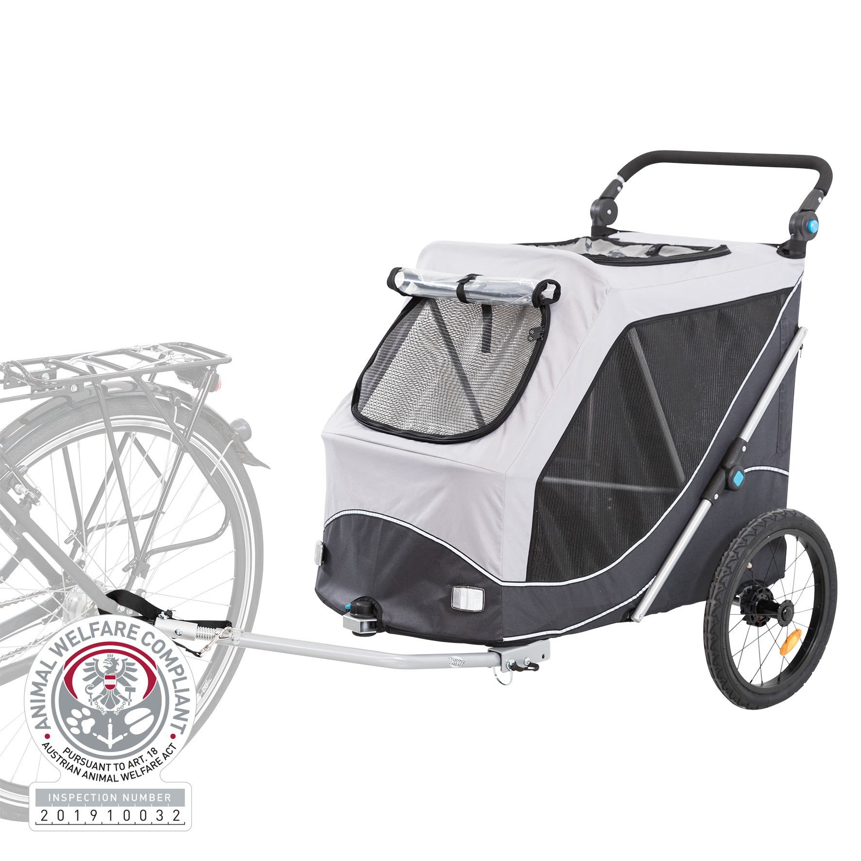 Fahrrad-Anhänger für Hunde