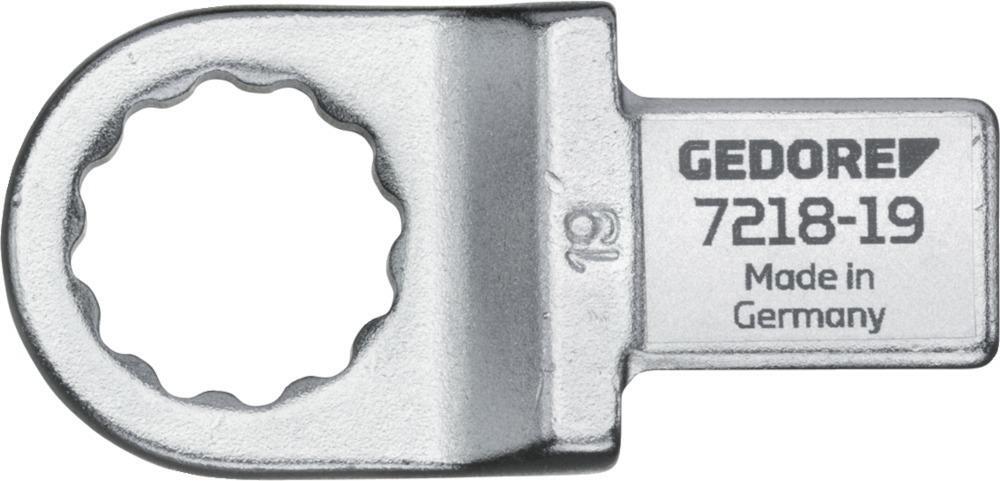 Einsteck-Ringschlüssel 17mm 9x12mm 4kt. Gedore