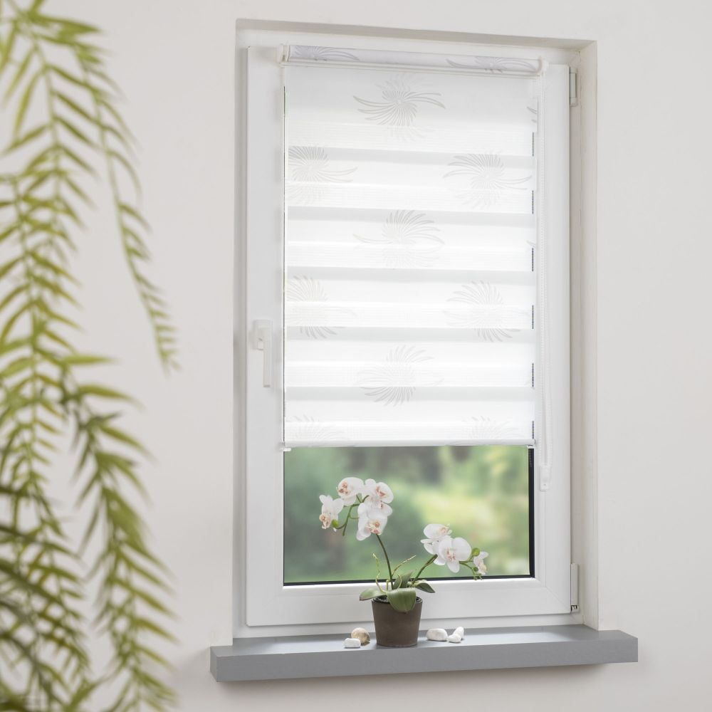 Klemmfix Duo-Rollo mini, weiß