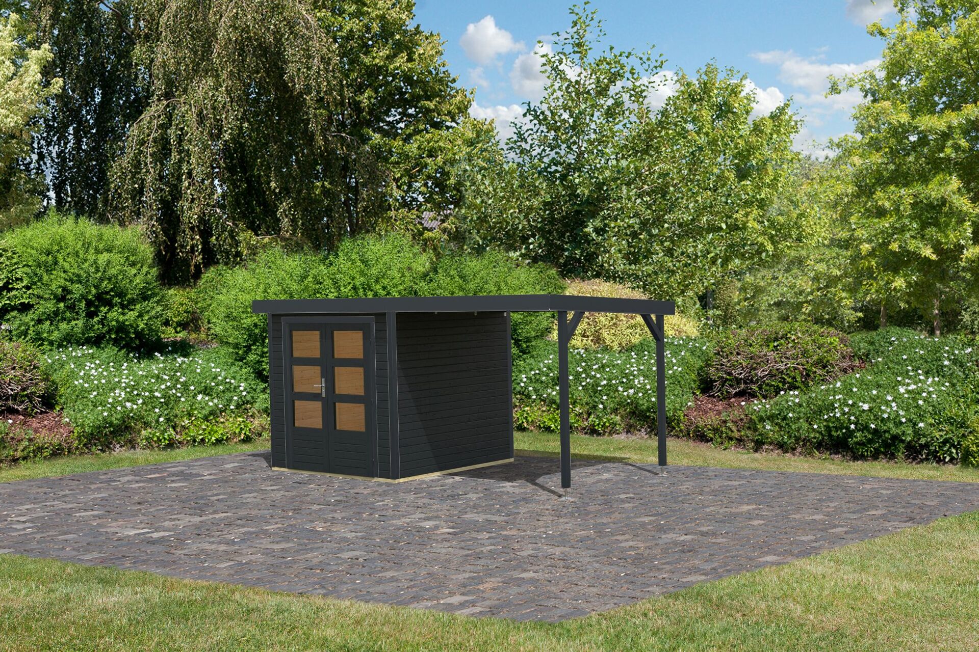 Gartenhaus Osterby C SET