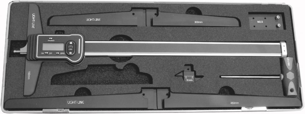 Tiefenmessschieber-Set digital 800mm leichtbau FORTIS bei leitermann.de günstig kaufen Tiefenmessschieber-Set digital 800mm leichtbau FORTIS