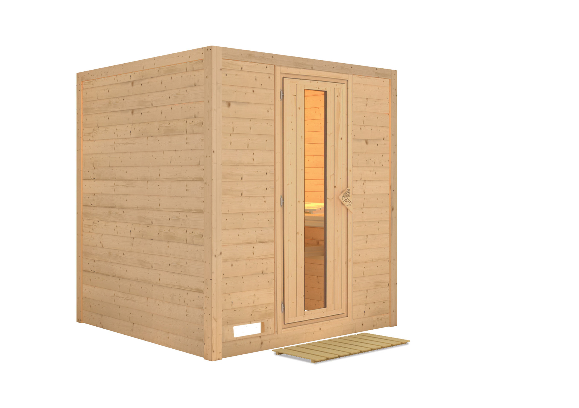 Sauna Sindi 193x184x208cm, Fronteinstieg
