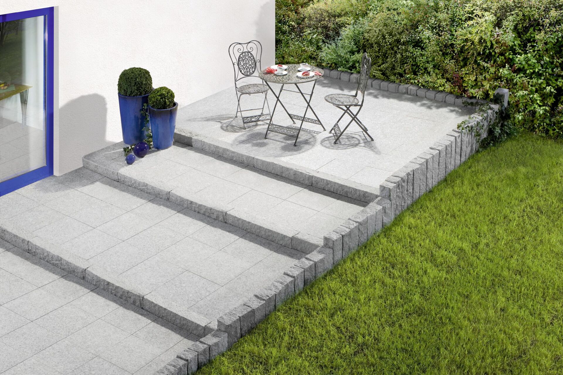 Granitpalisade, hellgrau