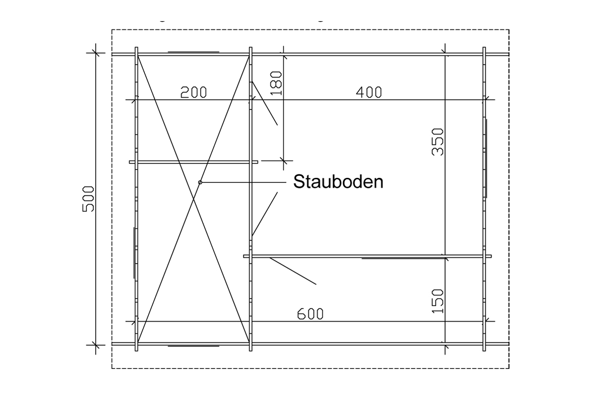 Freizeithaus St. Moritz 600x500cm