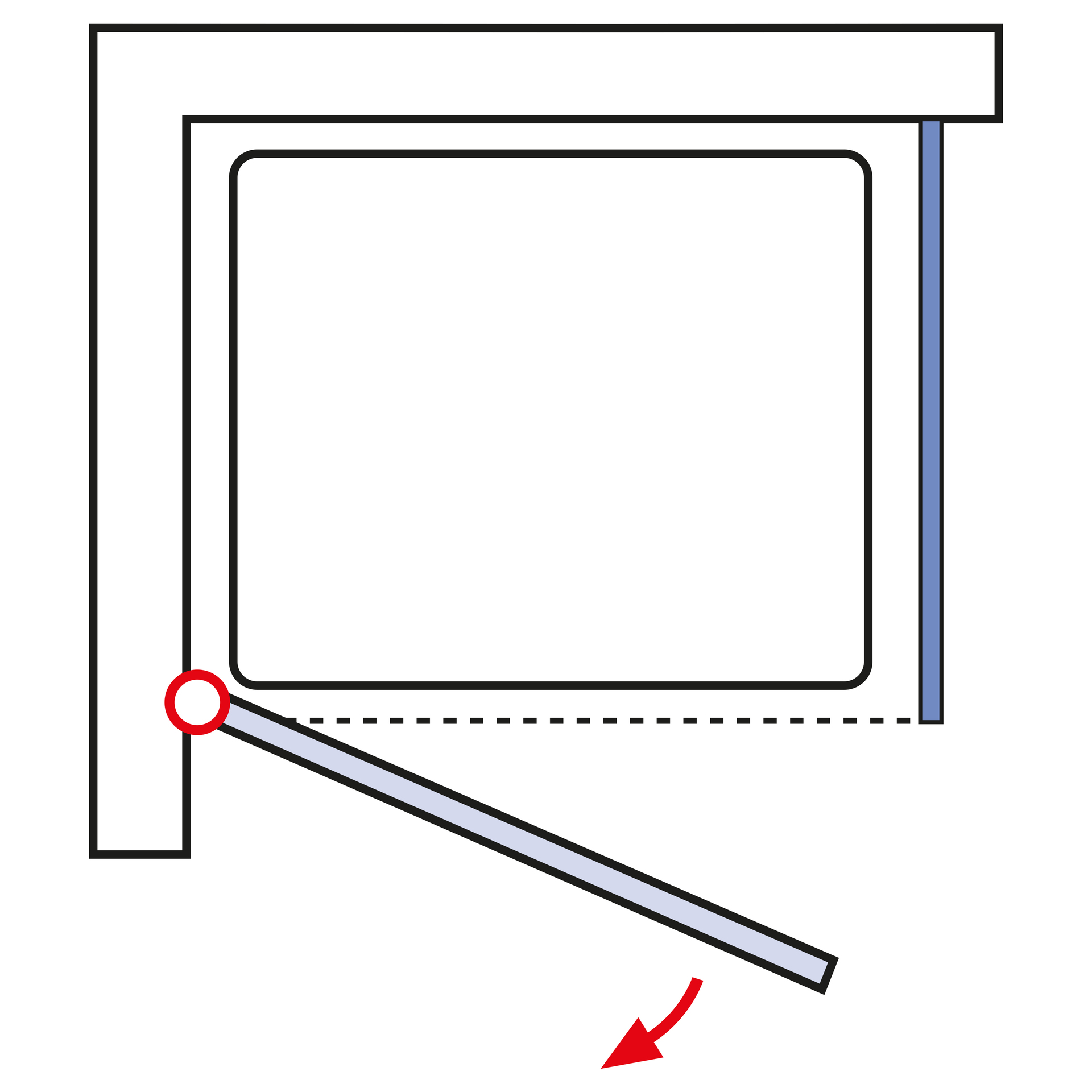 ExpressPlus Alexa Style 2.0 Drehtür mit Seitenwand + Duschwanne, alu-natur bei leitermann.de günstig kaufen ExpressPlus Alexa Style 2.0 Drehtür mit Seitenwand + Duschwanne, alu-natur