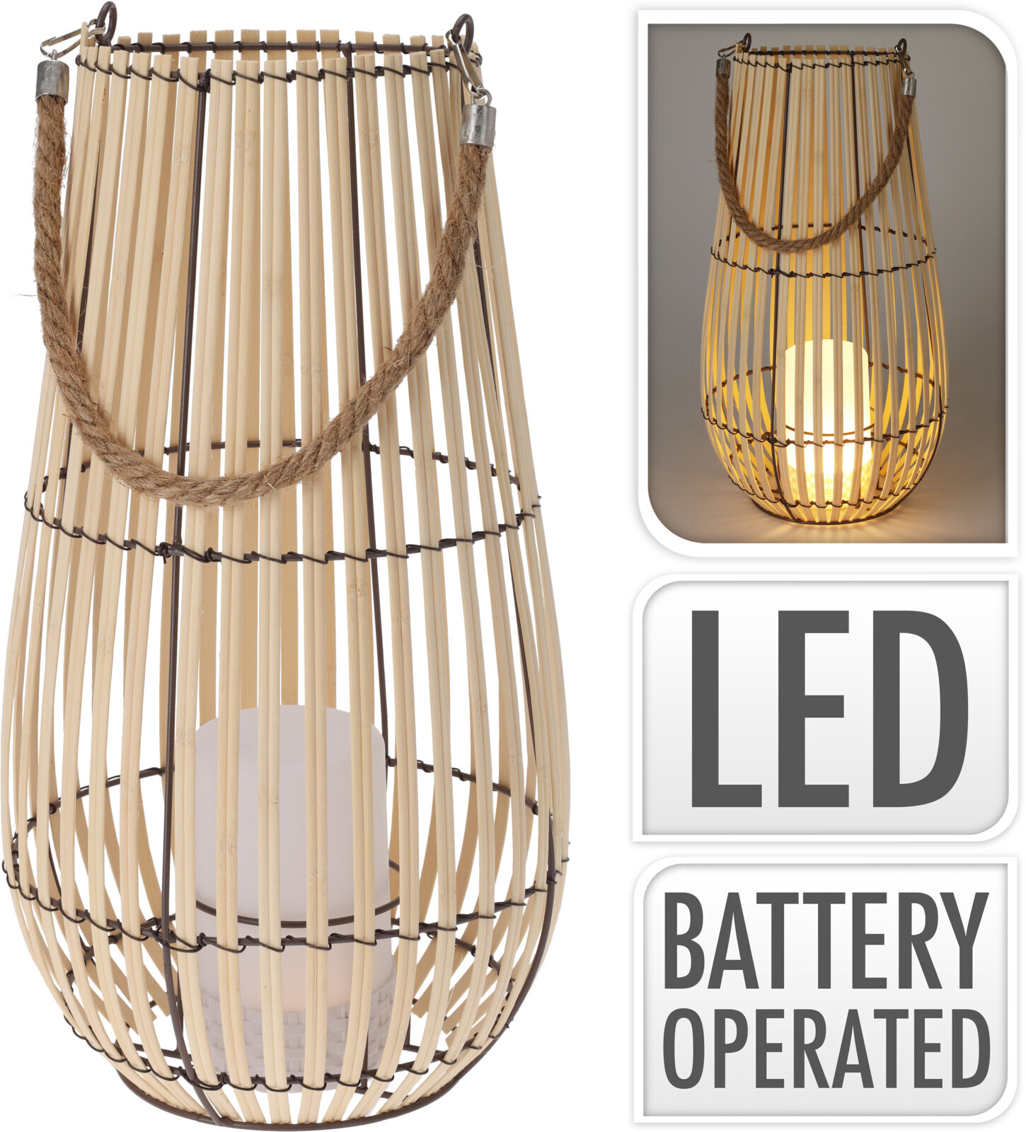 Laterne Bambus bei leitermann.de günstig kaufen Laterne Bambus